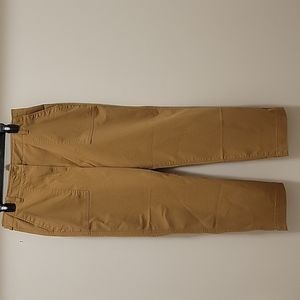 Talbots High Waist Patch Pocket Crop;Size 10; Toasted Barley